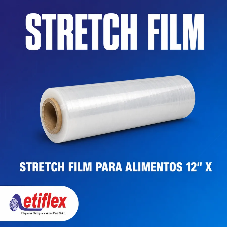 STRETCH FILM PARA ALIMENTOS 18''