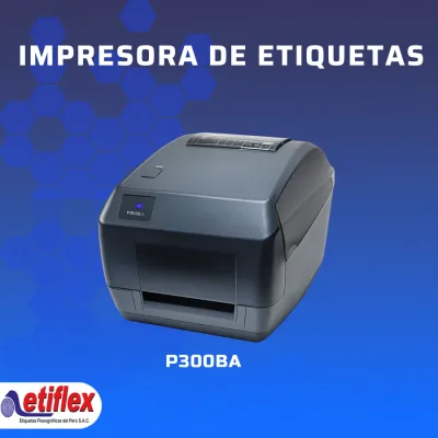 Impresora de Etiquetas Térmica Printers P300BA – Transferencia y Térmico Directo
