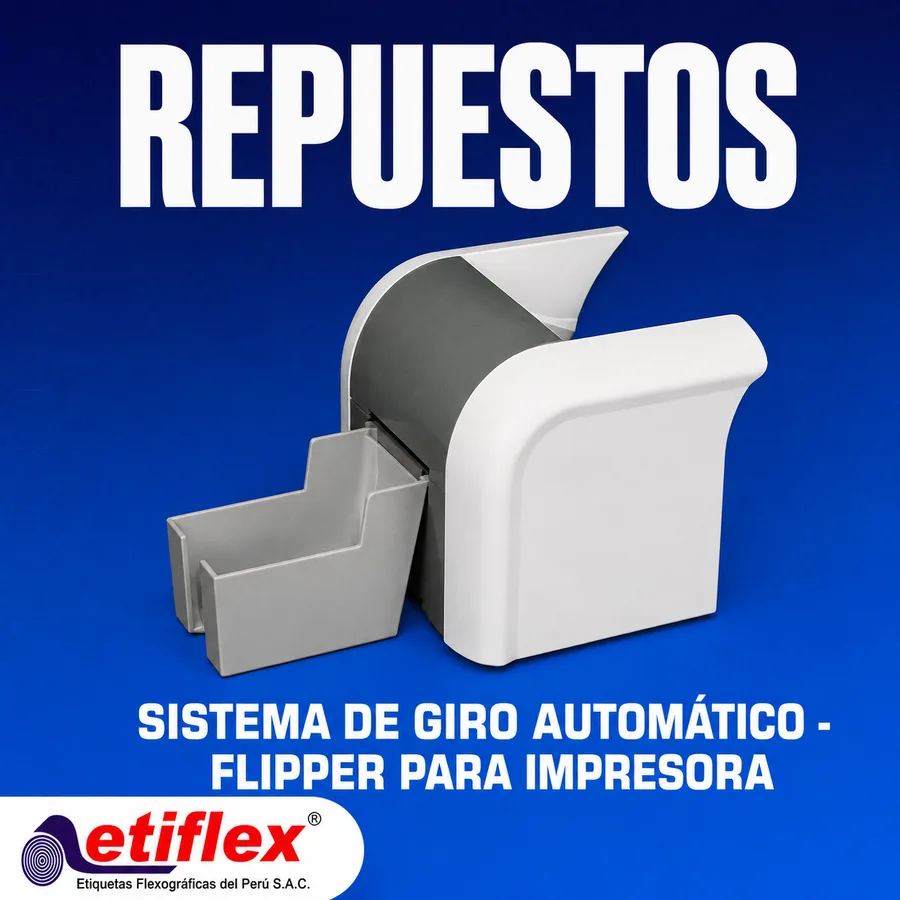 Sistema De Giro Automático - Flipper Para Impresora de Carnets HITI CS200e