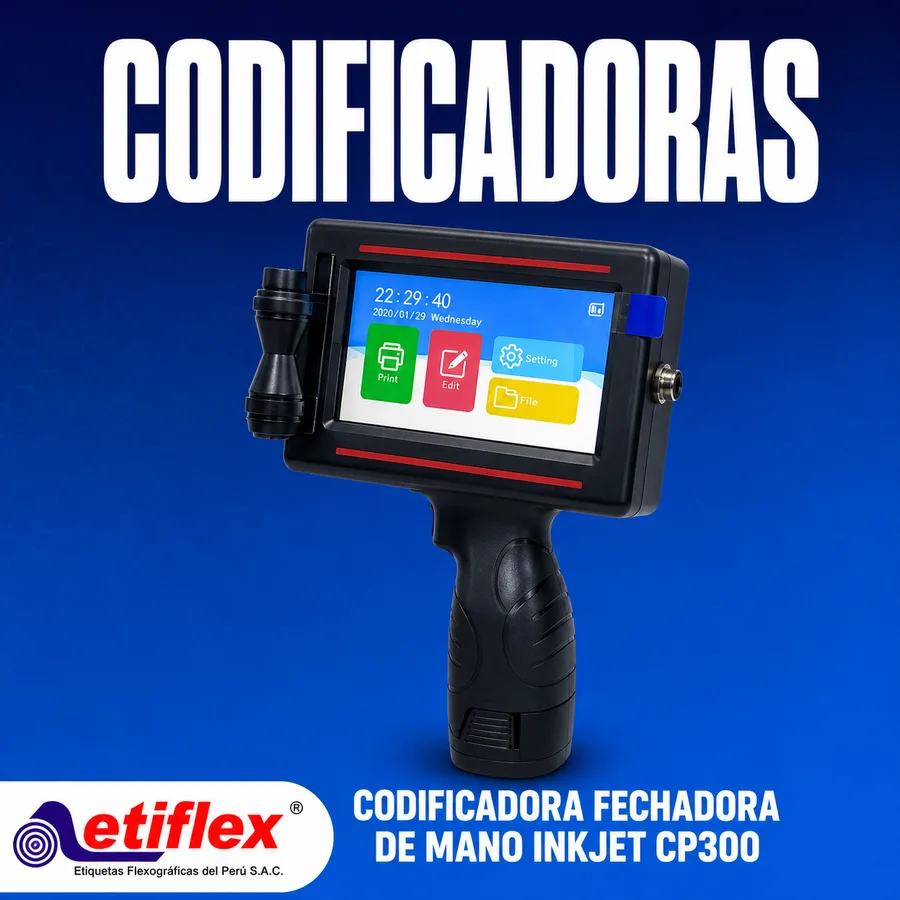 CODIFICADORA FECHADORA DE MANO INKJET CP300