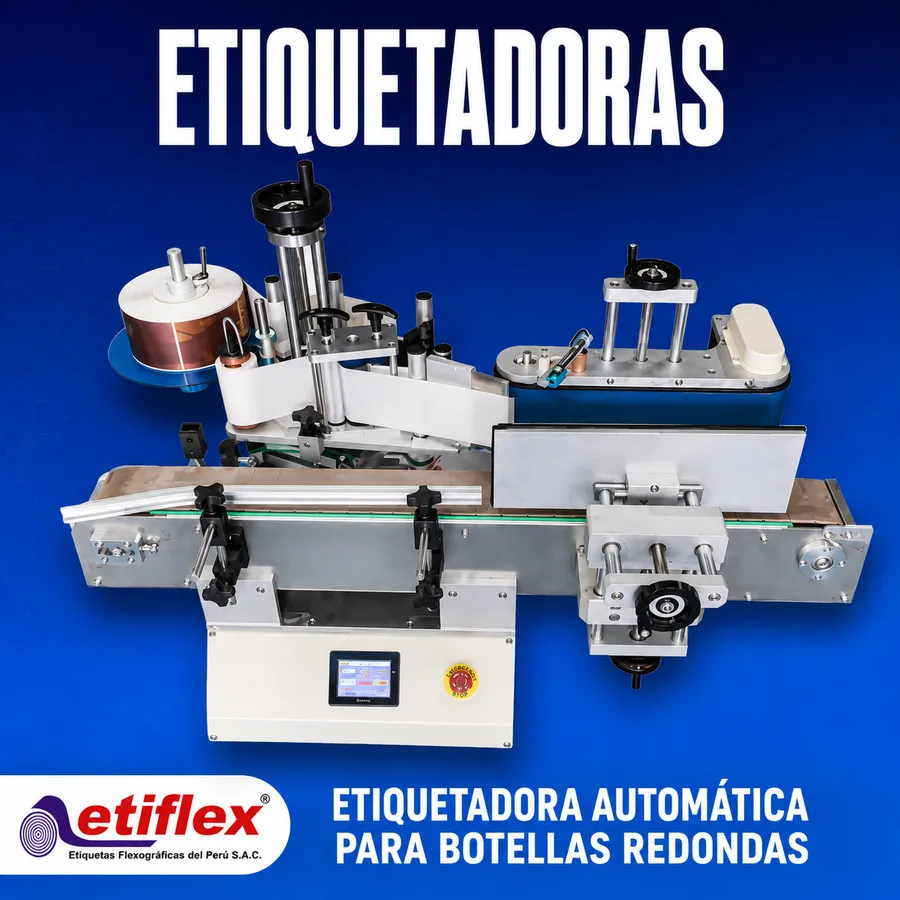 Etiquetadora Automática para Botellas Redondas – Modelo AS-ZC01