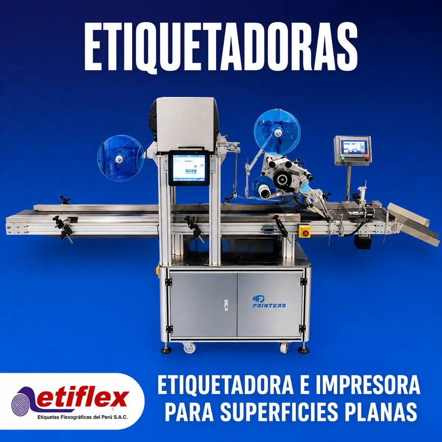 Etiquetadora e Impresora para Superficies Planas – Modelo AS-P01D