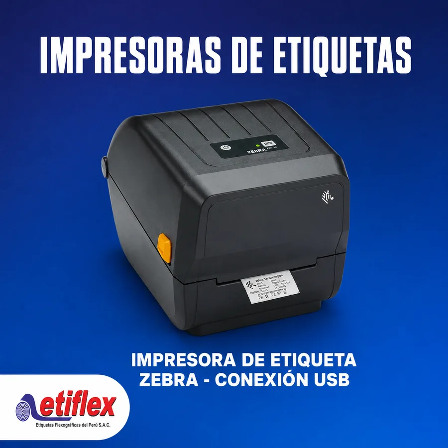 Impresora de Etiqueta Zebra - Conexión USB – ZD230