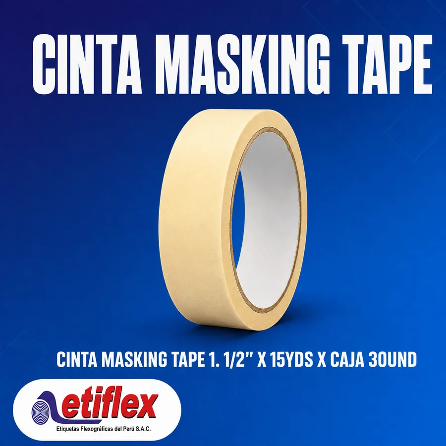 Cinta Masking Tape 2'' x 30yds x caja 24und