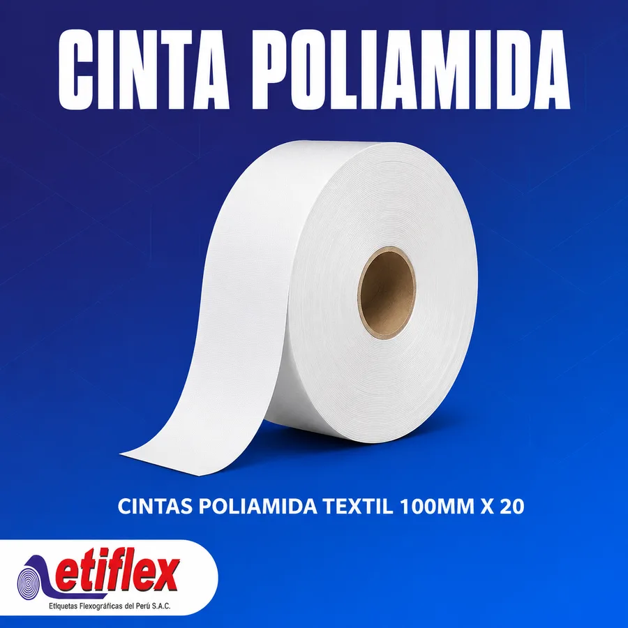 CINTAS POLIAMIDA TEXTIL 100mm X 200m